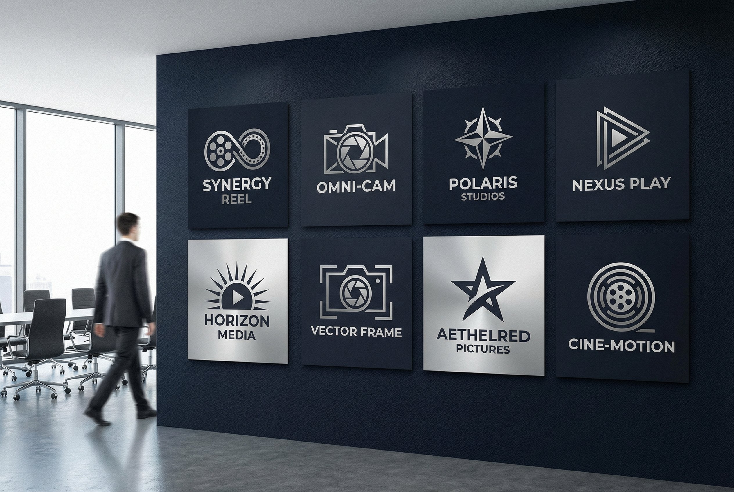 精选探花合作影视品牌Logo墙